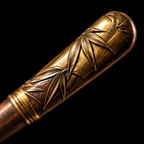 Golden Bamboo: Gilt Bronze Tea Needle