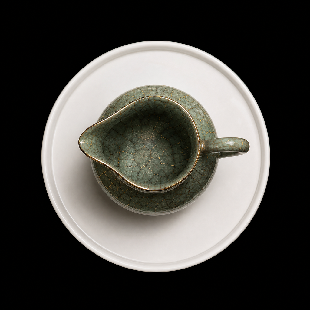 Golden Threads: Ge Ware Crackle Fairness Pitcher
