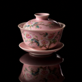 Spring Bloom: Famille Rose Overglaze Flower Gaiwan