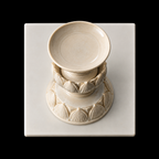 Lotus: Ding Ware Carved Lotus Cup Stand