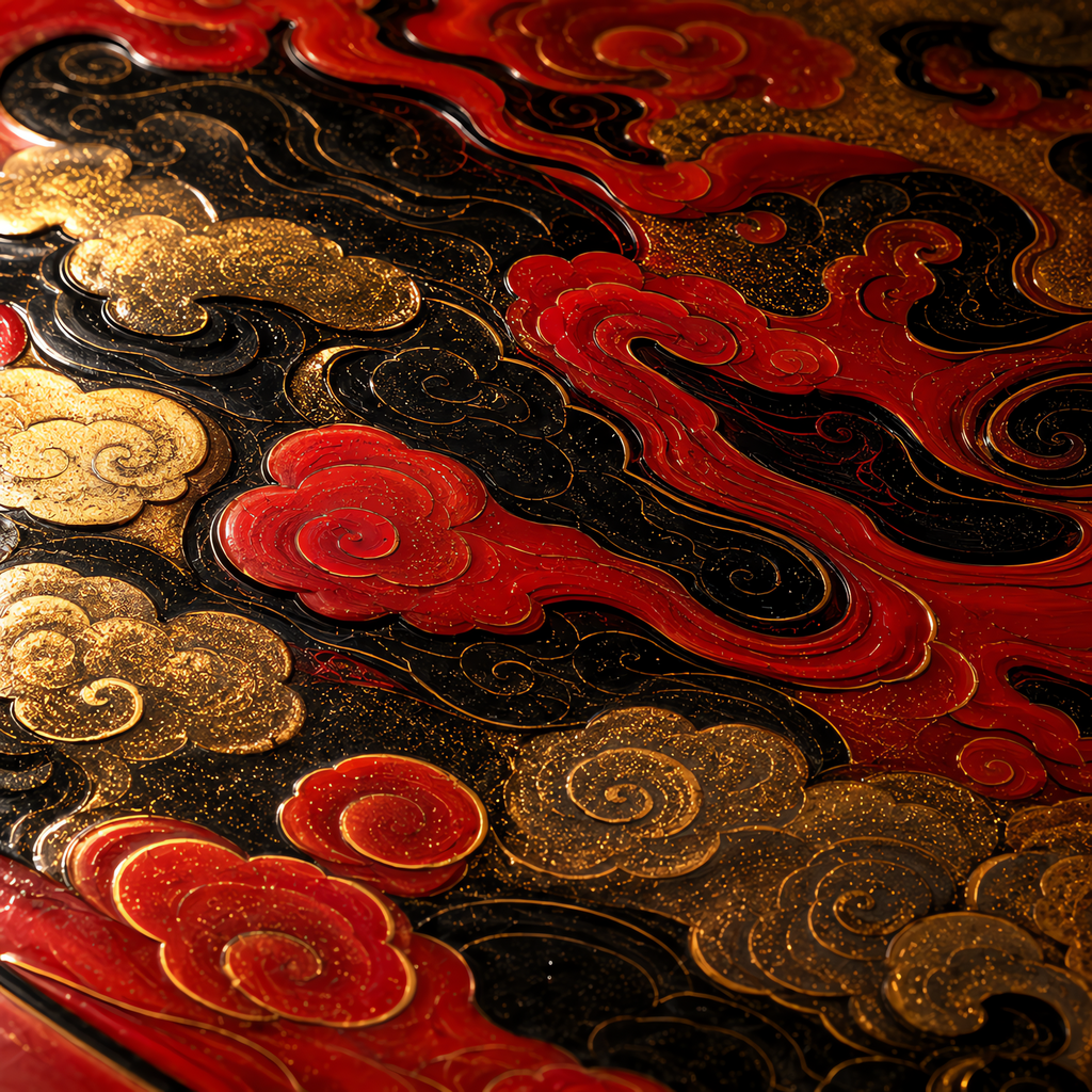 Ripple: Xipi Lacquer Dry Tea Tray