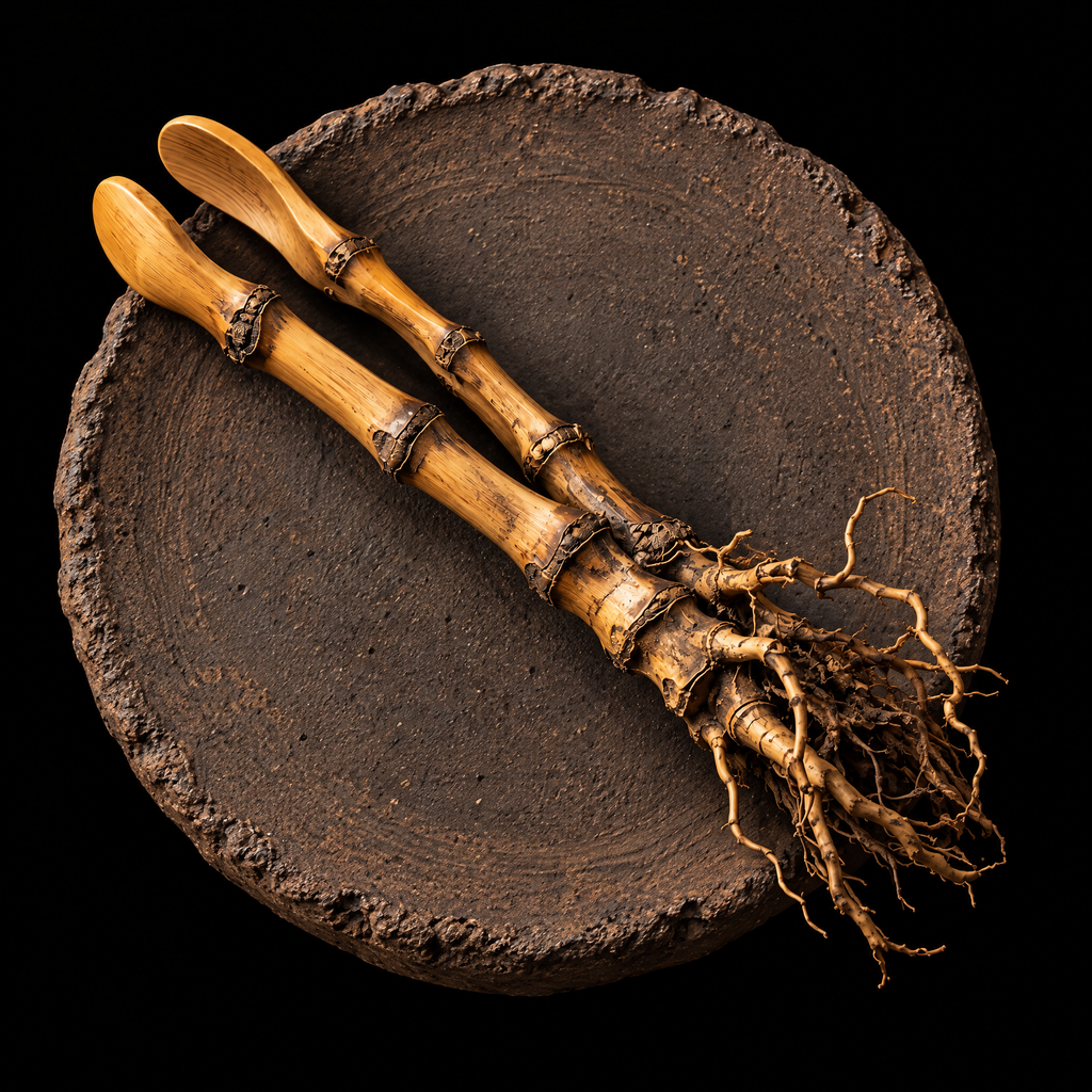 Root: Bamboo-Root Tea Tongs
