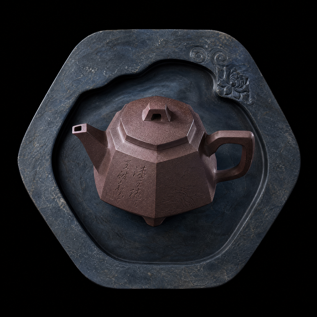 Stone Dipper: Yixing Zisha Ziye Shipiao Teapot