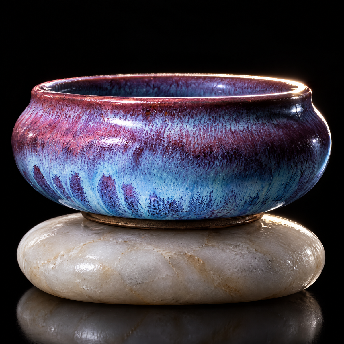Ember: Jun Ware Rose-Purple Tea Washer