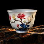 Magnolia: Doucai Overglaze Branch Tea Cup