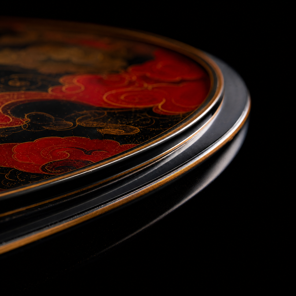 Ripple: Xipi Lacquer Dry Tea Tray