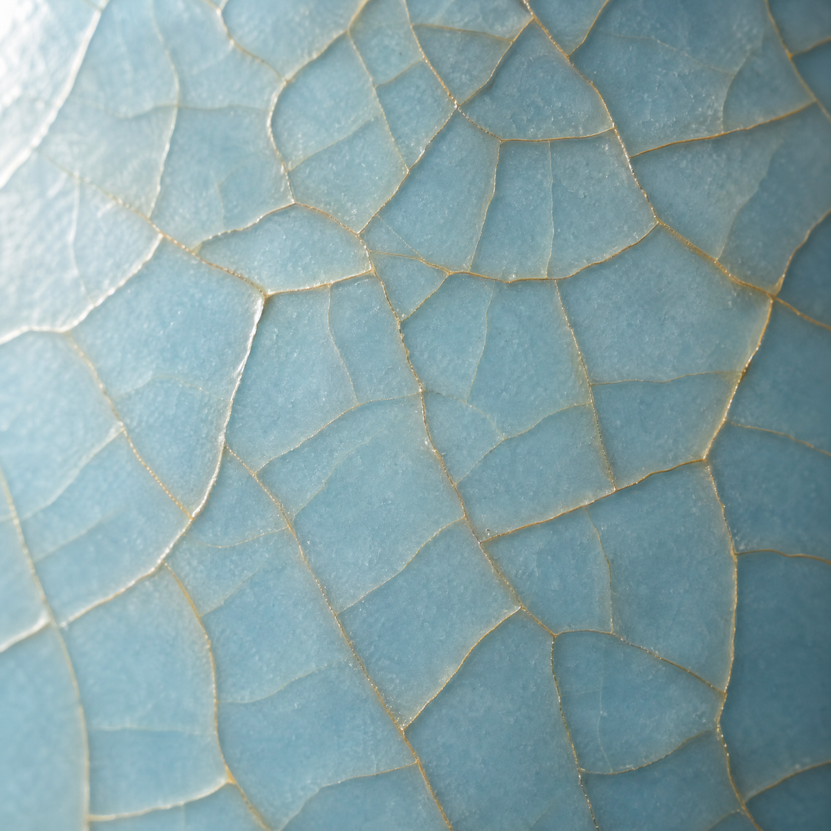 Azure: Ru Ware Celadon Bamboo Hat Bowl