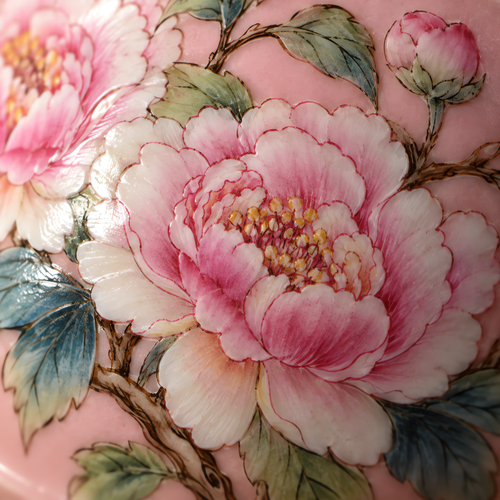 Spring Bloom: Famille Rose Overglaze Flower Gaiwan