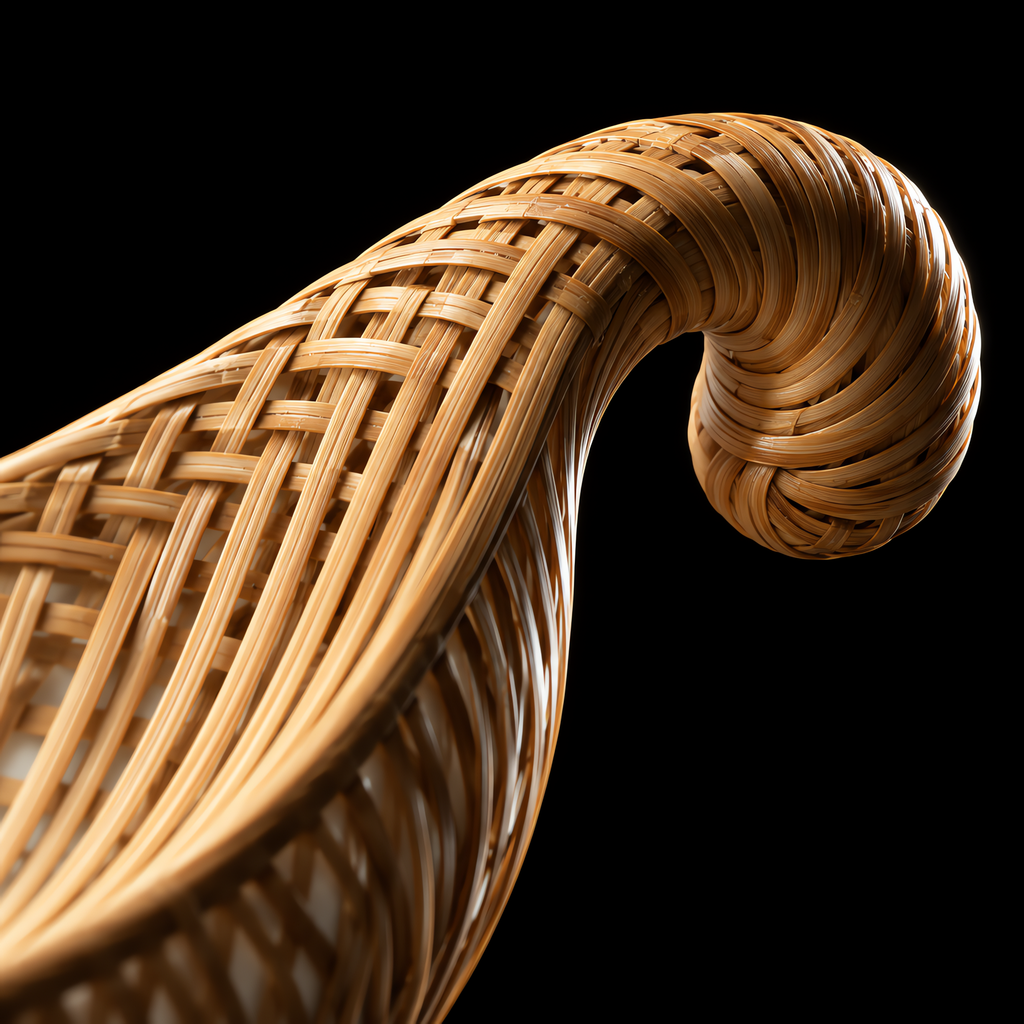 Woven: Bamboo-Thread Porcelain Tea Scoop
