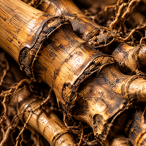 Root: Bamboo-Root Tea Tongs