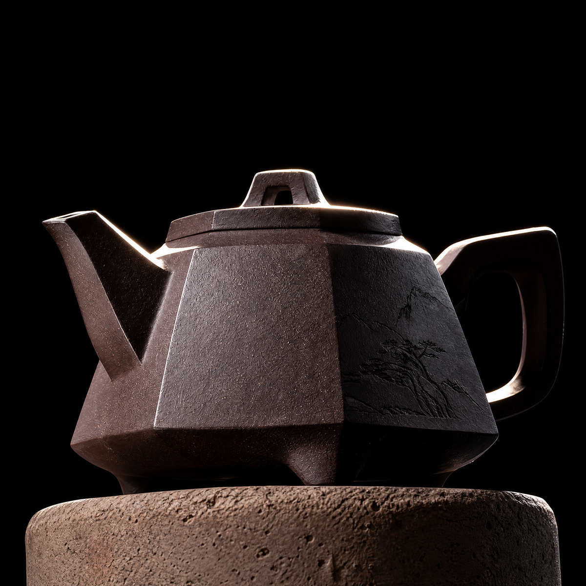 Stone Dipper: Yixing Zisha Ziye Shipiao Teapot