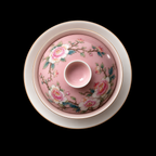 Spring Bloom: Famille Rose Overglaze Flower Gaiwan