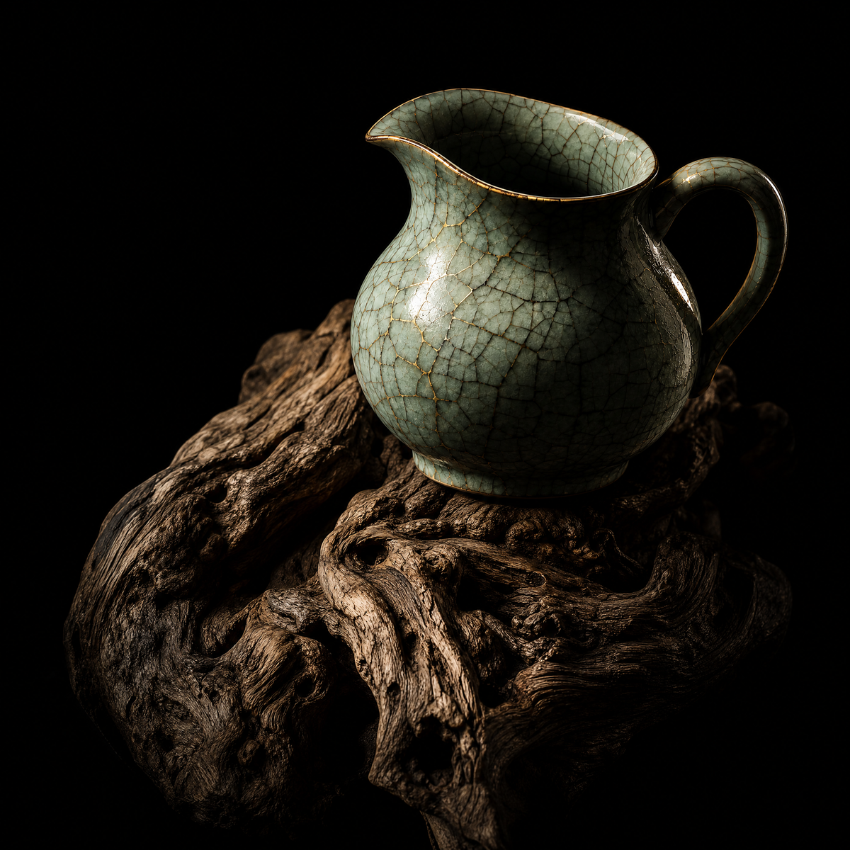 Golden Threads: Ge Ware Crackle Fairness Pitcher